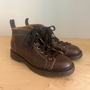 Oxblood Monkey Boots by Toast x Solovair England